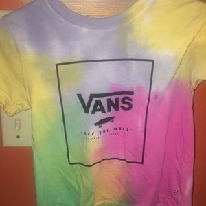 Vans off the wall tie dye